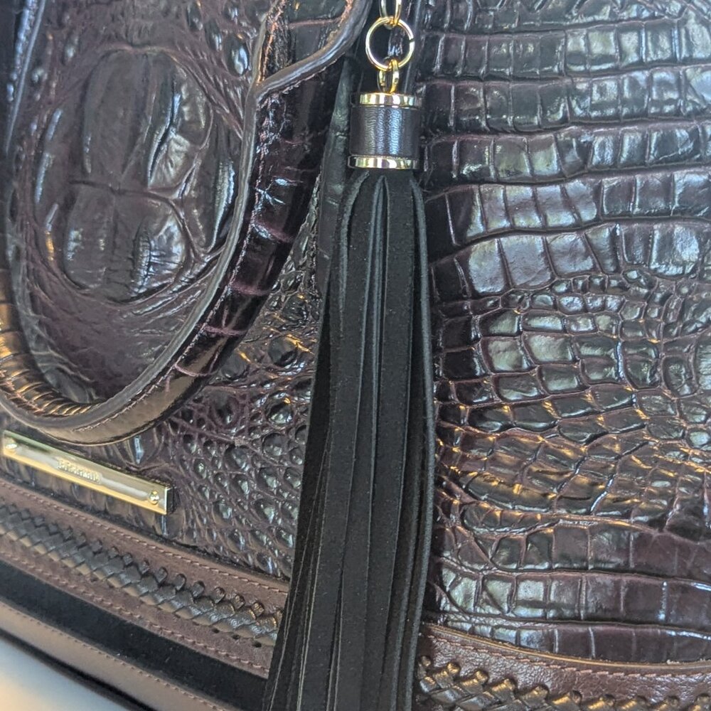 Brahmin Duxbury Satchel – Croc Embossed Leather - Picture 6 of 16